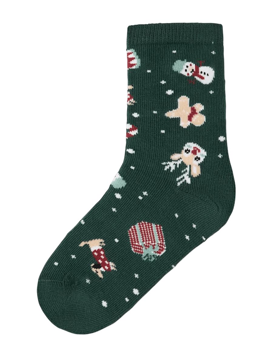 name it - NMNVISMAS 3P SOCK - strømper - botanical garden - 1