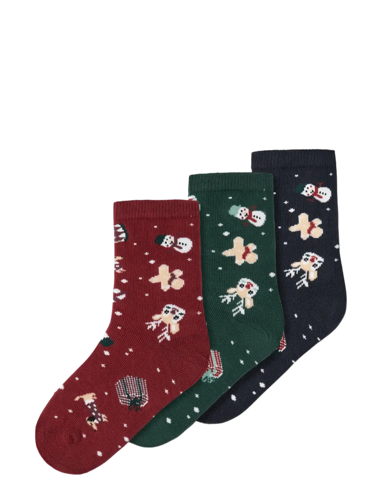 name it - NMNVISMAS 3P SOCK - strømper - botanical garden - 2