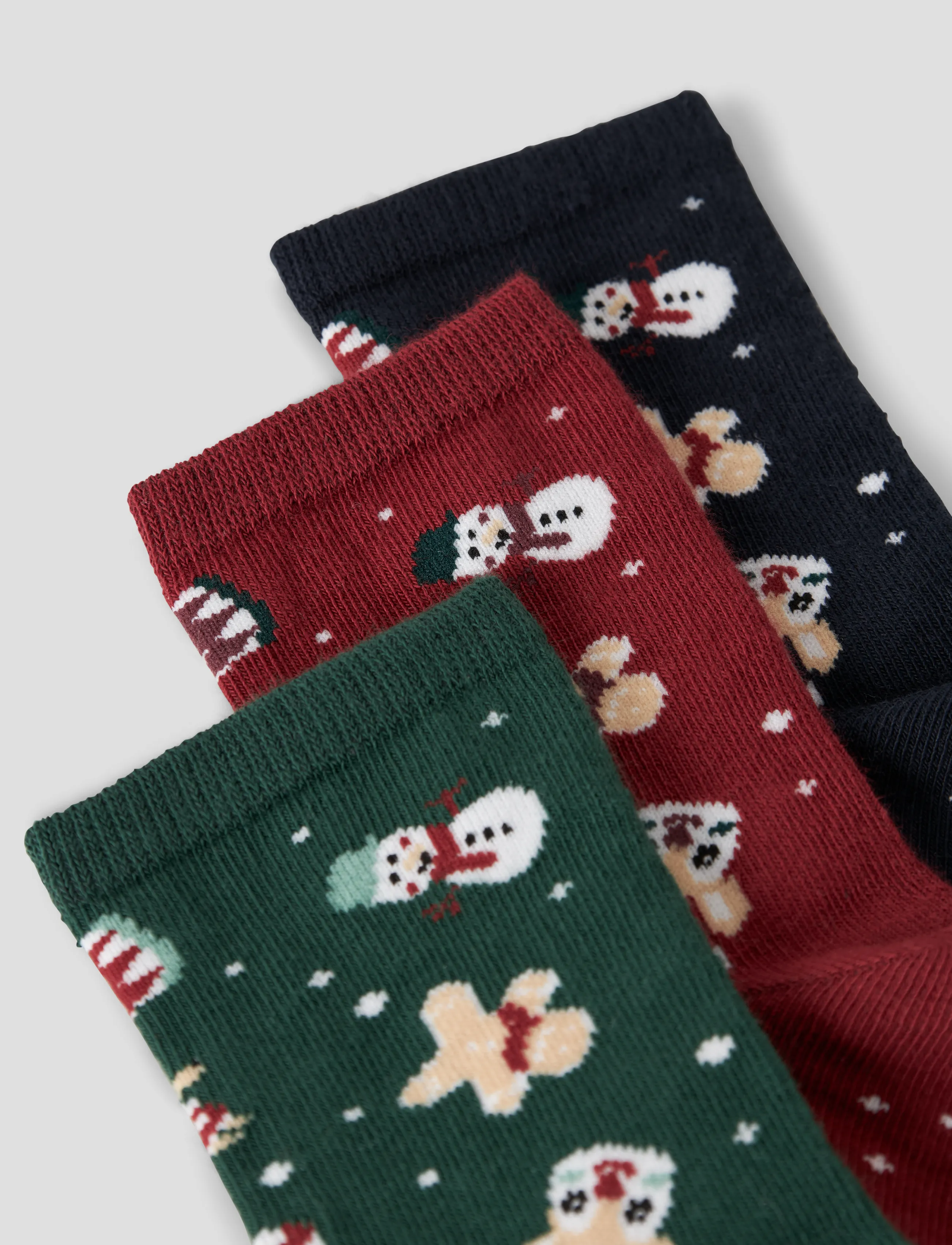 name it - NMNVISMAS 3P SOCK - strømper - botanical garden - 4