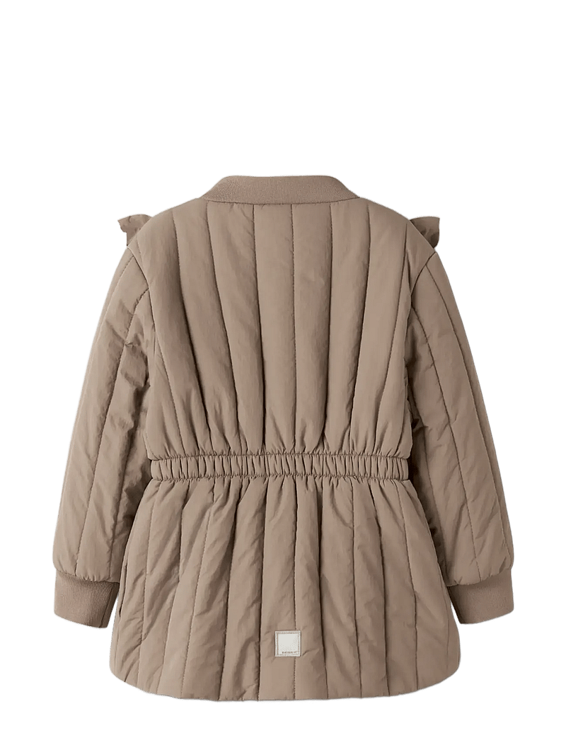 name it - NMFMELODY QUILT JACKET TB - tepitud jakid - fossil - 2