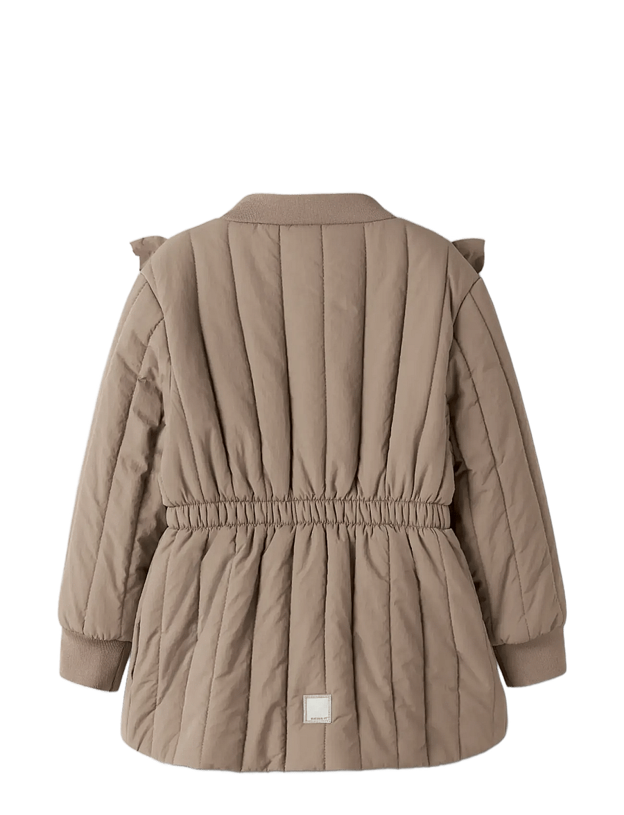 name it - NMFMELODY QUILT JACKET TB - tikkitakit - fossil - 2