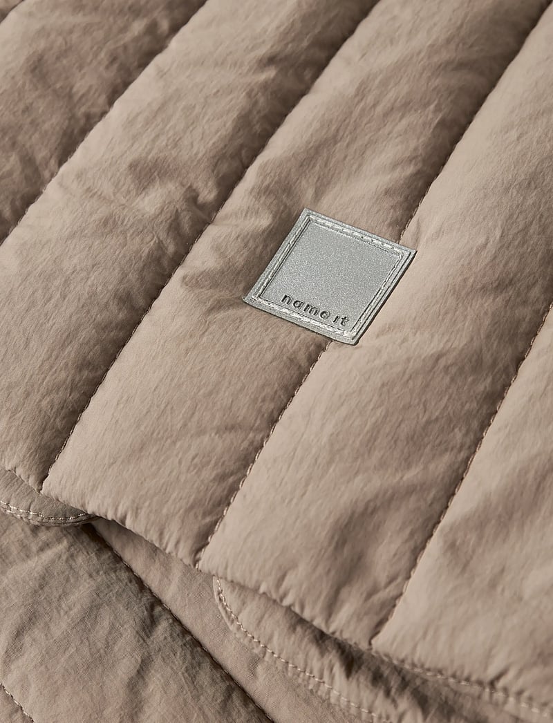 name it - NMFMELODY QUILT JACKET TB - tepitud jakid - fossil - 3