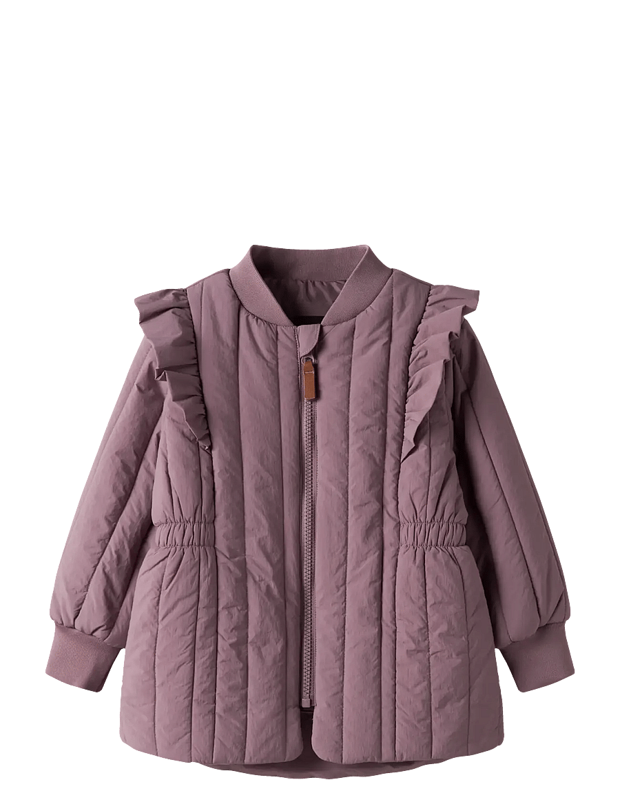 name it - NMFMELODY QUILT JACKET TB - steppjacken - grape shake - 1