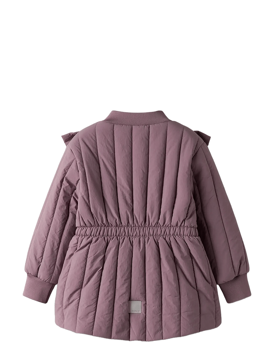 name it - NMFMELODY QUILT JACKET TB - steppjacken - grape shake - 2
