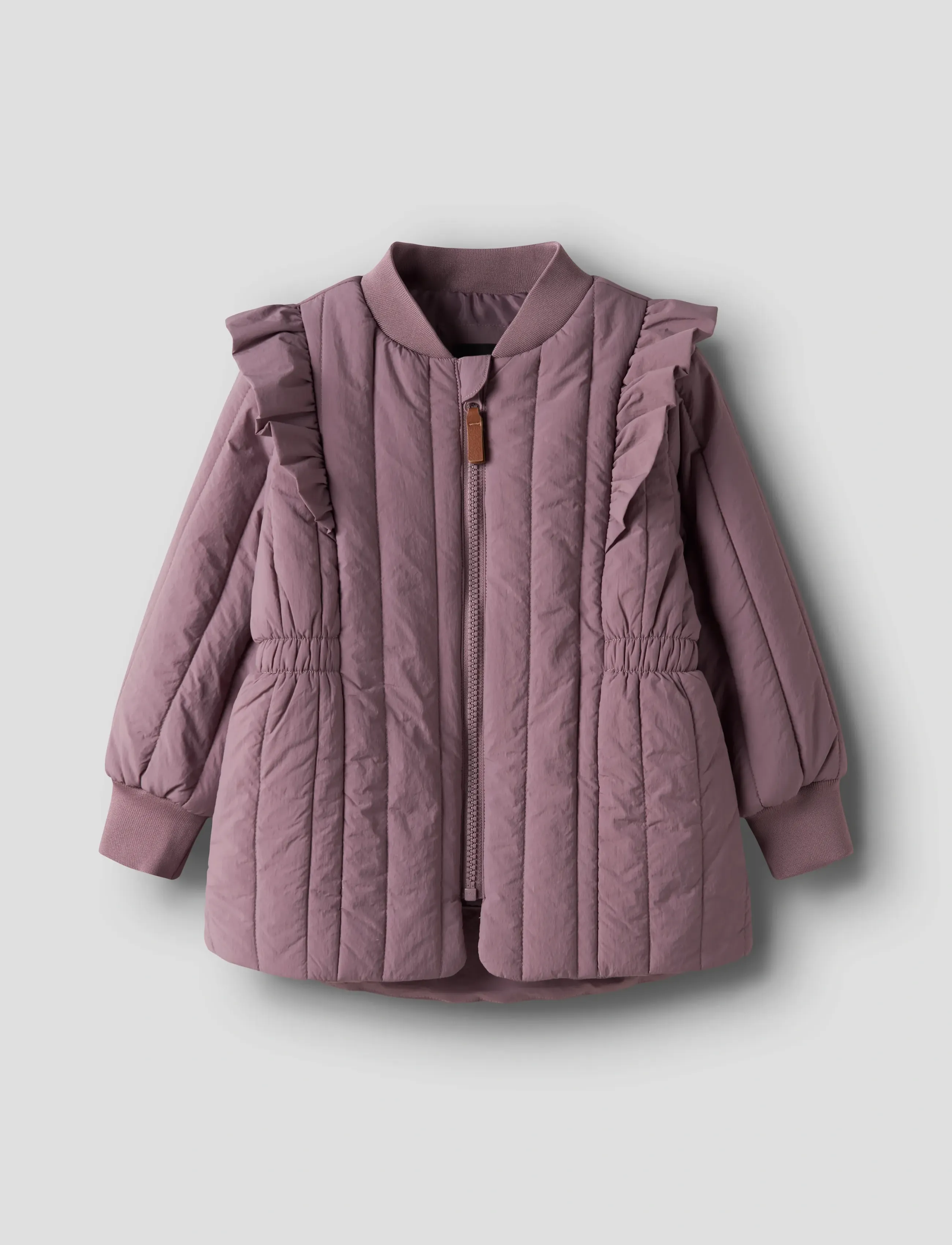 name it Nmfmelody Quilt Jacket Tb, Børn, Flæse Quiltet Bomberjakke, Pink, Str: 110