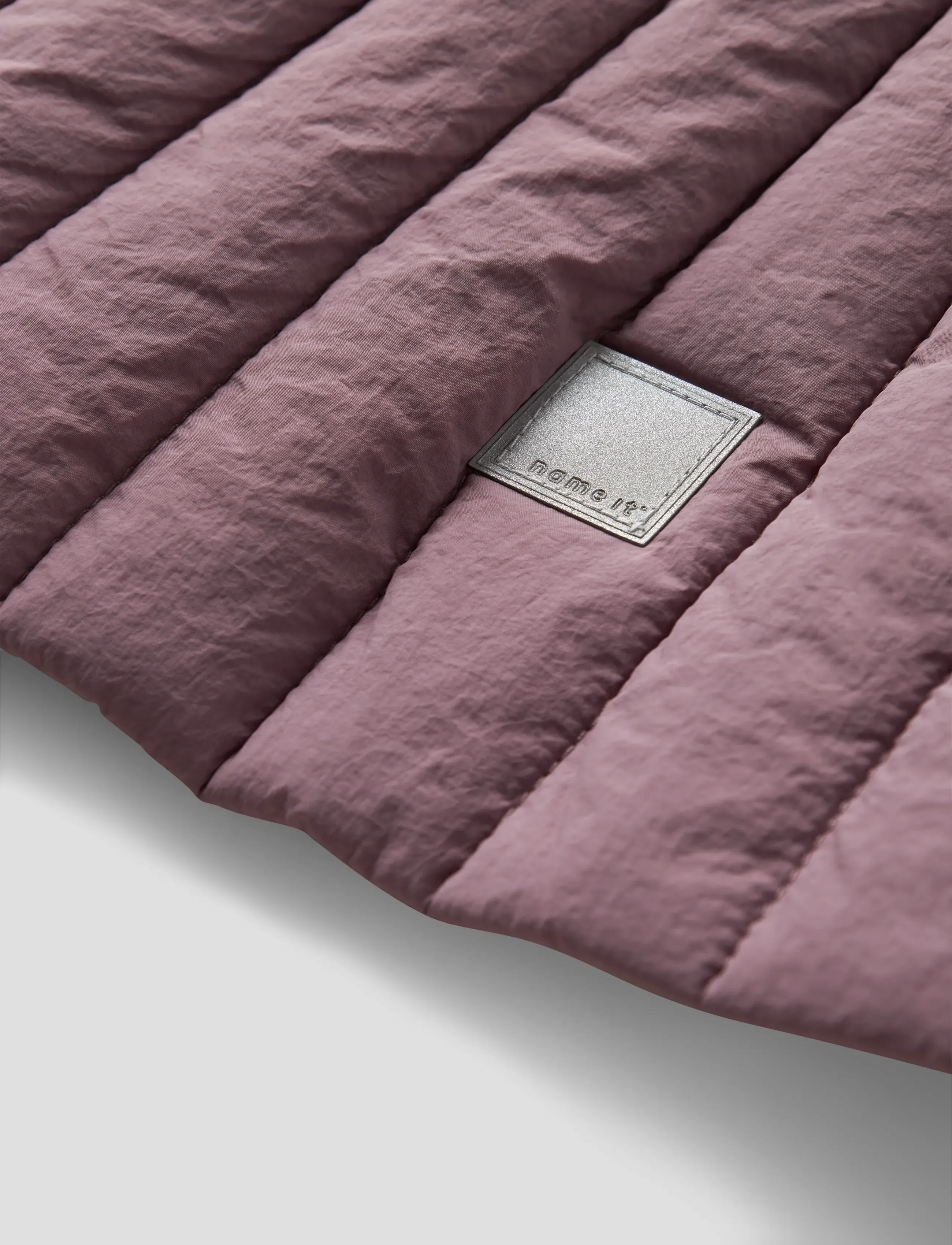 name it - NMFMELODY QUILT JACKET TB - efterårsjakker - grape shake - 3
