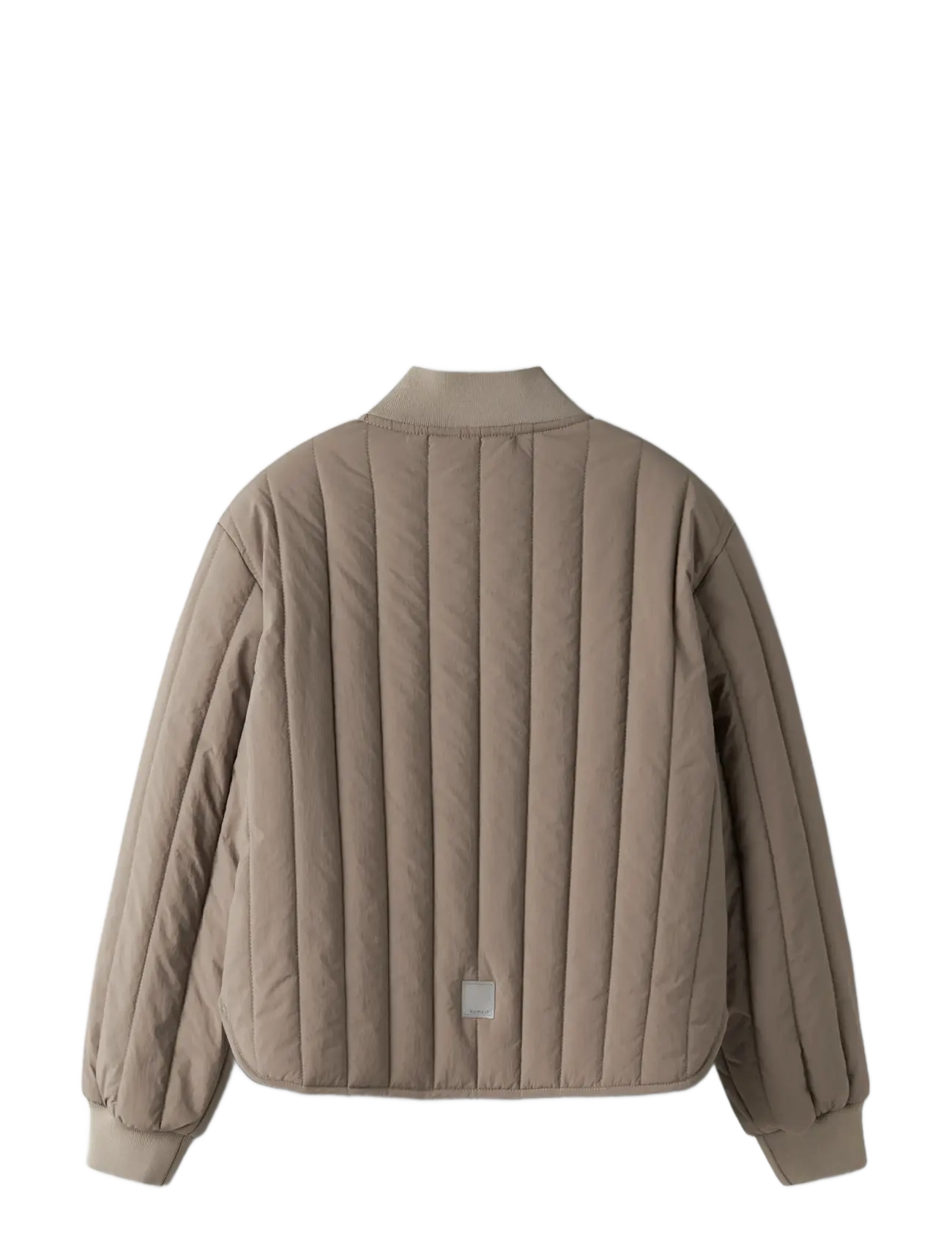 name it - NKFMELODY QUILT JACKET TB - herbstjacken - fossil - 2