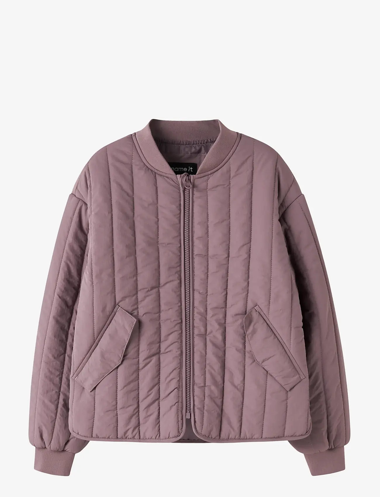 name it - NKFMELODY QUILT JACKET TB - efterårsjakker - grape shake - 1