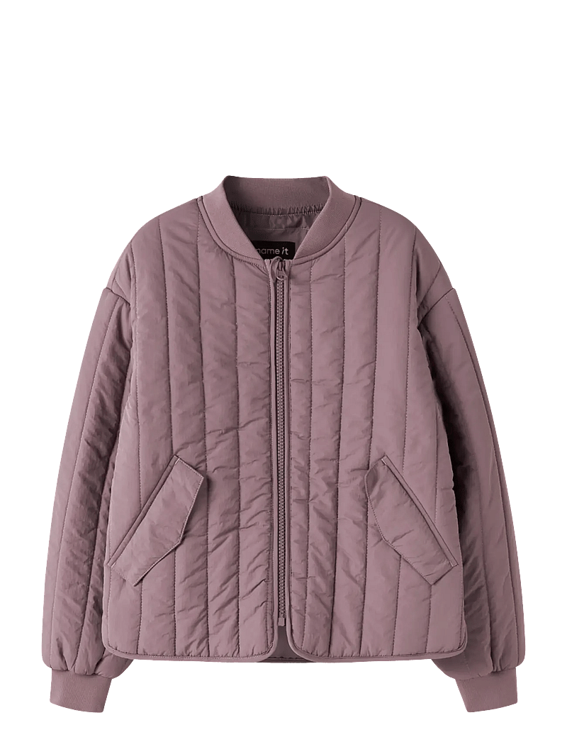 name it - NKFMELODY QUILT JACKET TB - steppjacken - grape shake - 1