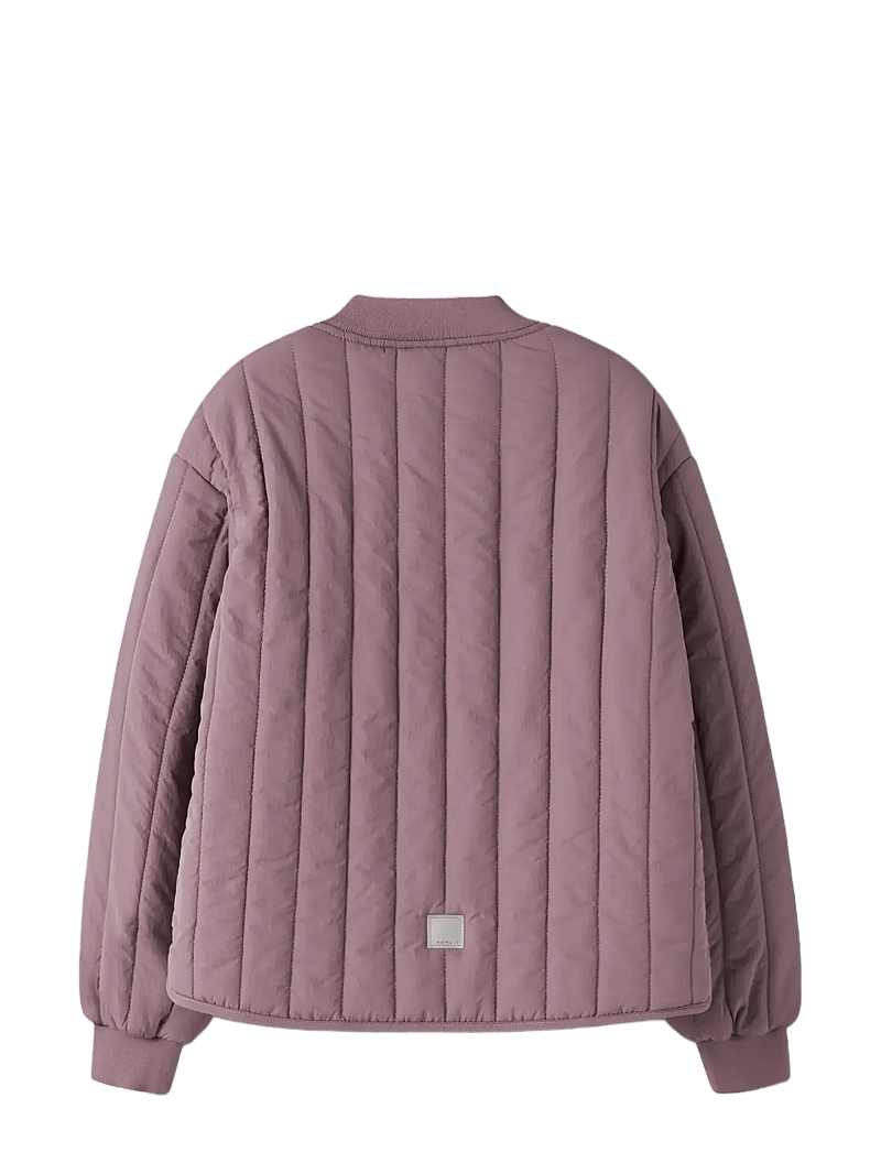 name it - NKFMELODY QUILT JACKET TB - steppjacken - grape shake - 2