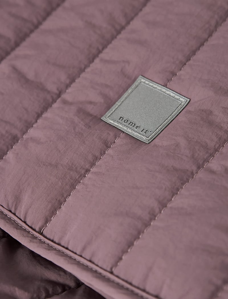 name it - NKFMELODY QUILT JACKET TB - steppjacken - grape shake - 3