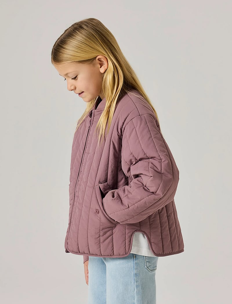name it - NKFMELODY QUILT JACKET TB - steppjacken - grape shake - 5