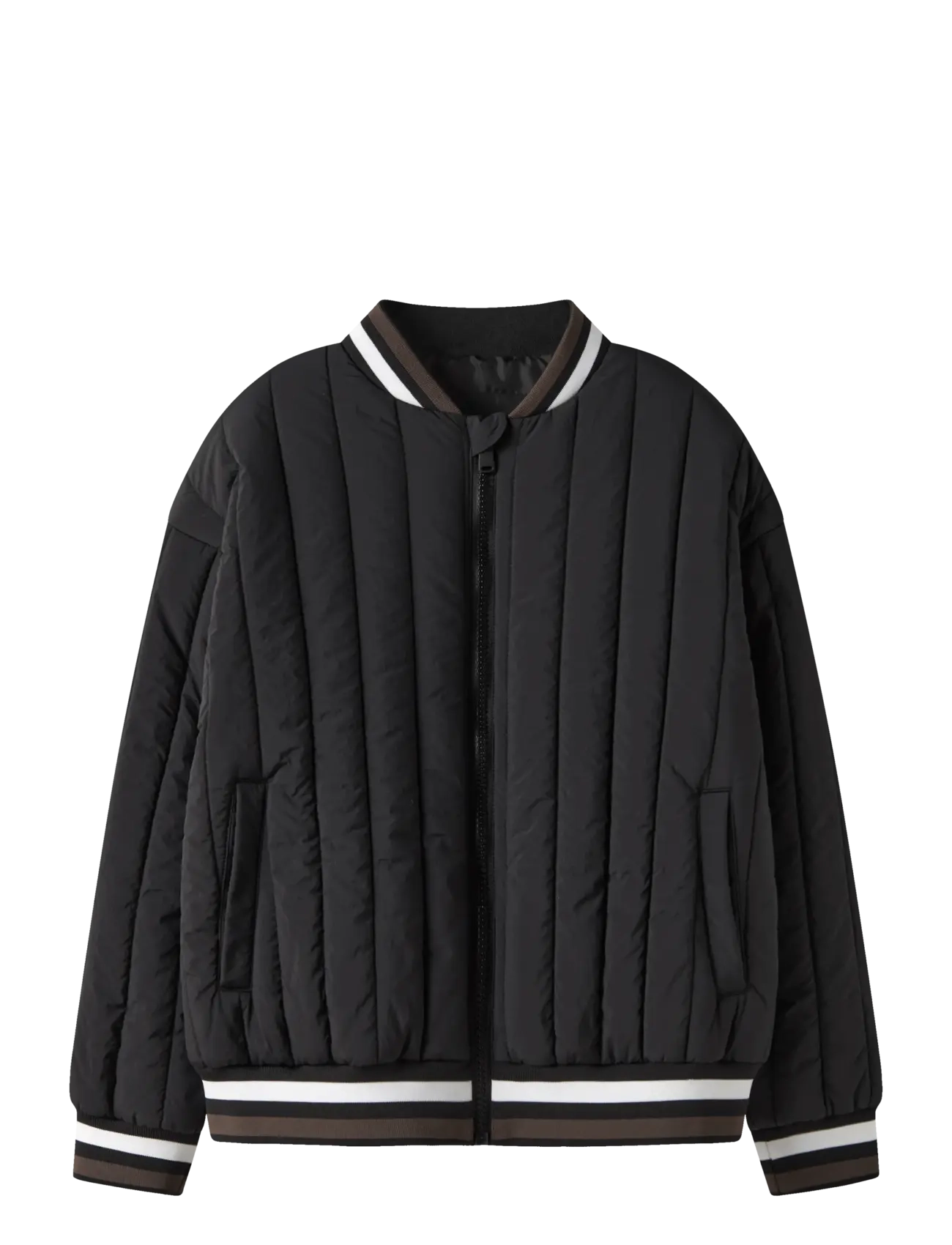 name it NKMMELODY QUILT JACKET TB - Õueriided - BLACK / black