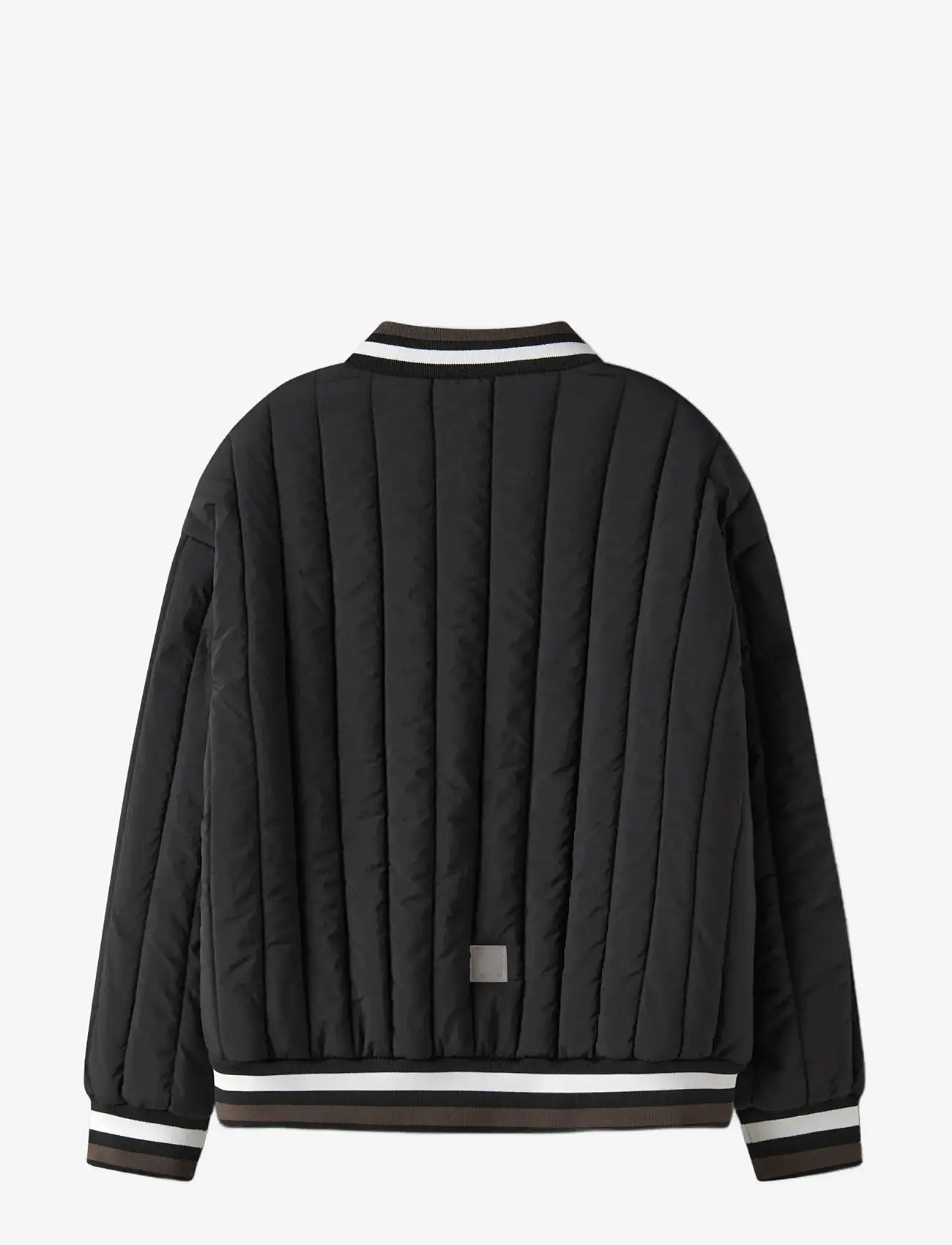 name it - NKMMELODY QUILT JACKET TB - quilted jackets - black - 2