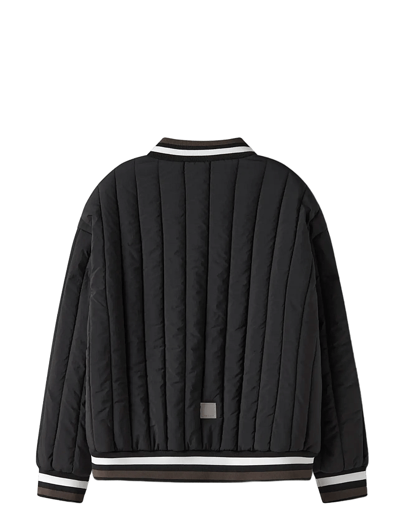 name it - NKMMELODY QUILT JACKET TB - steppjacken - black - 2