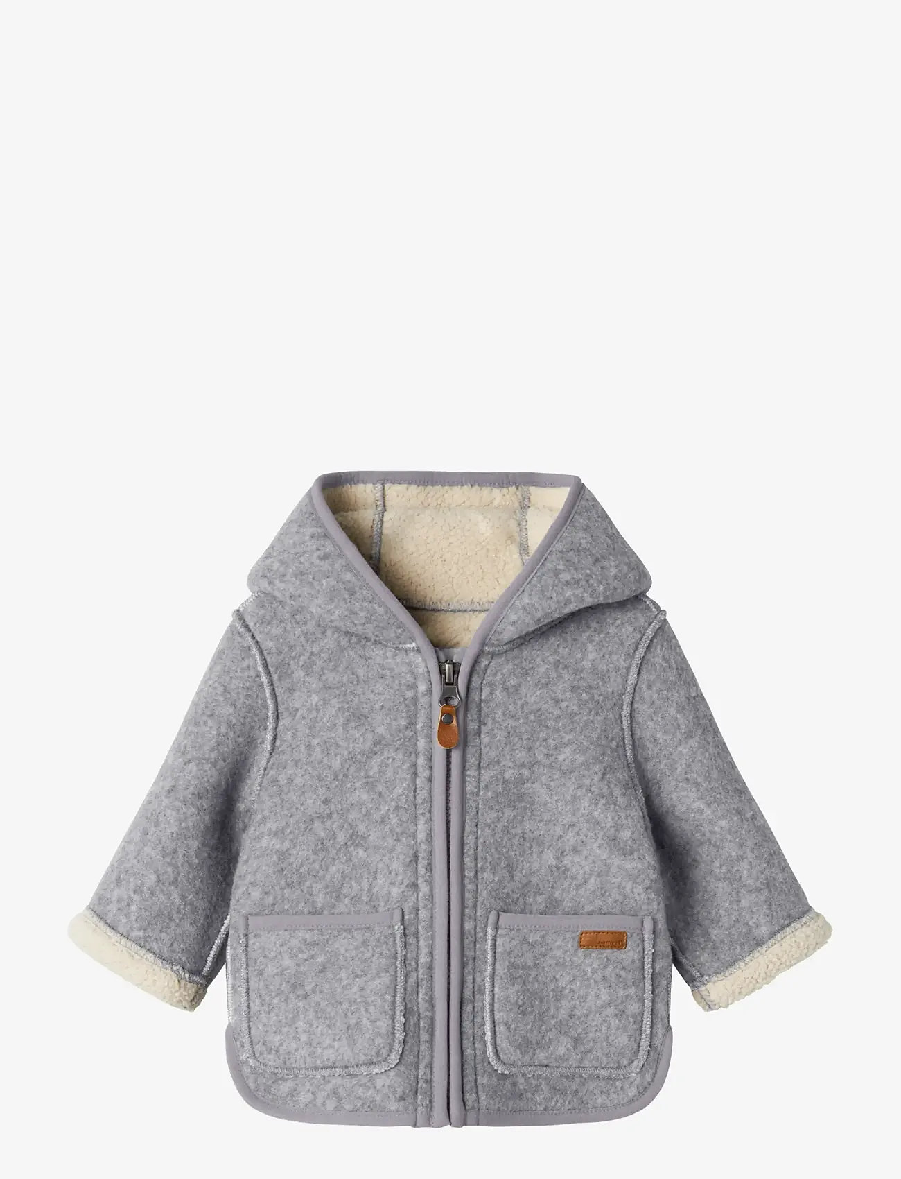 name it - NBNMILY JACKET3 - fleecejacken - light grey melange - 1