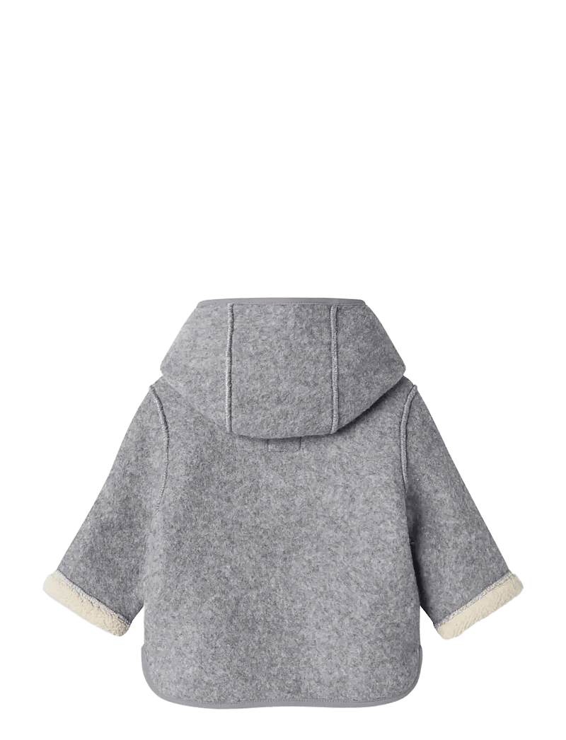 name it - NBNMILY JACKET3 - fleecejacken - light grey melange - 2