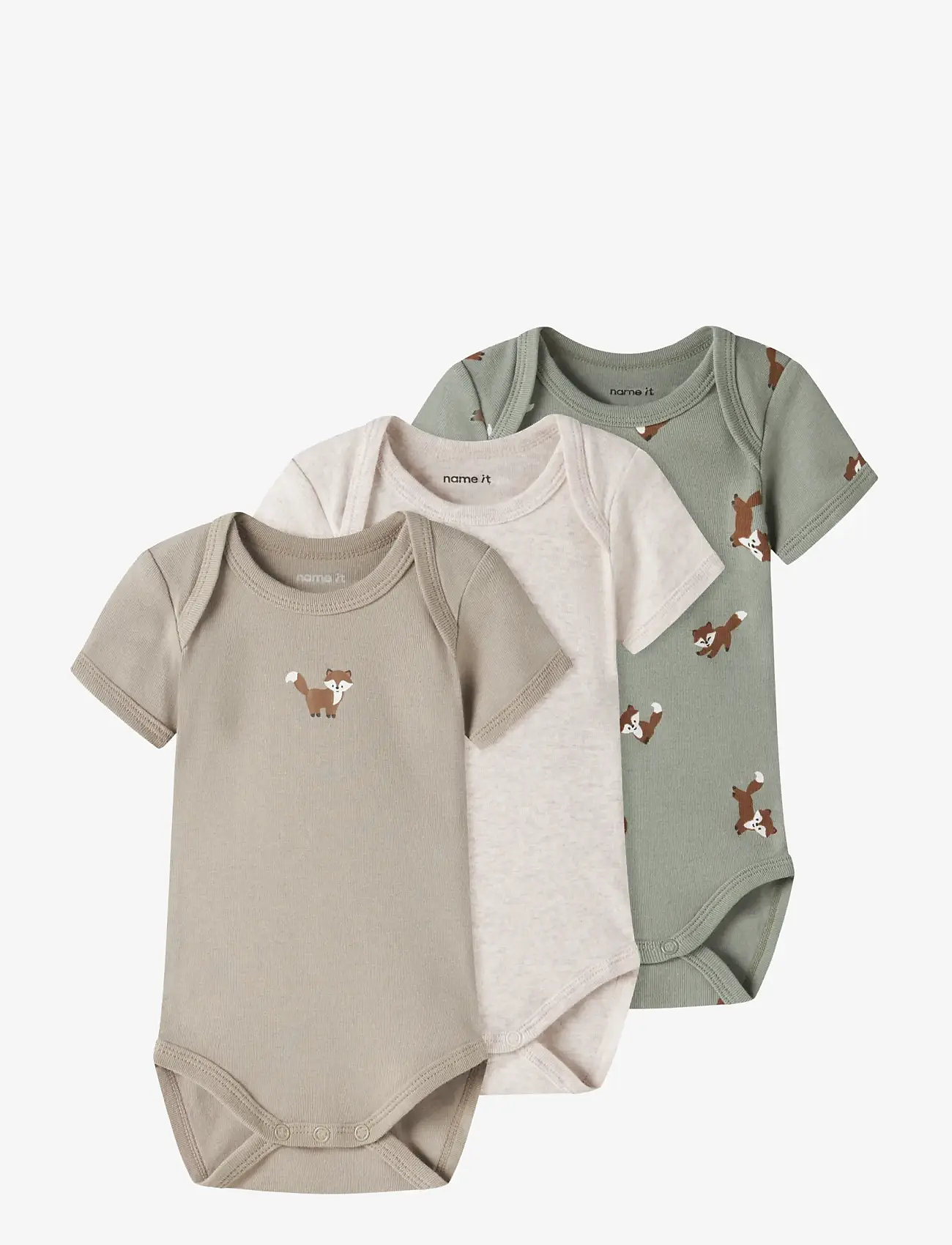 name it - NBMBODY 3P SS FOX NOOS - multipack bodies - shadow - 1