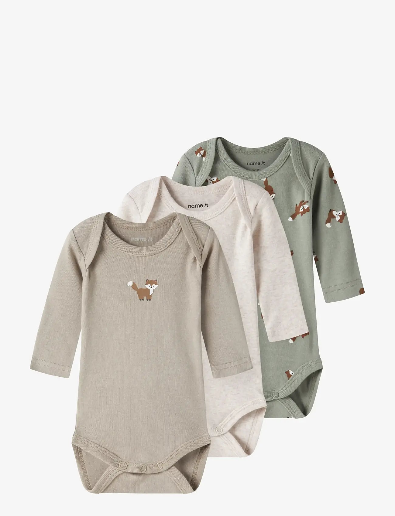 name it - NBMBODY 3P LS FOX NOOS - multipack bodies - shadow - 1