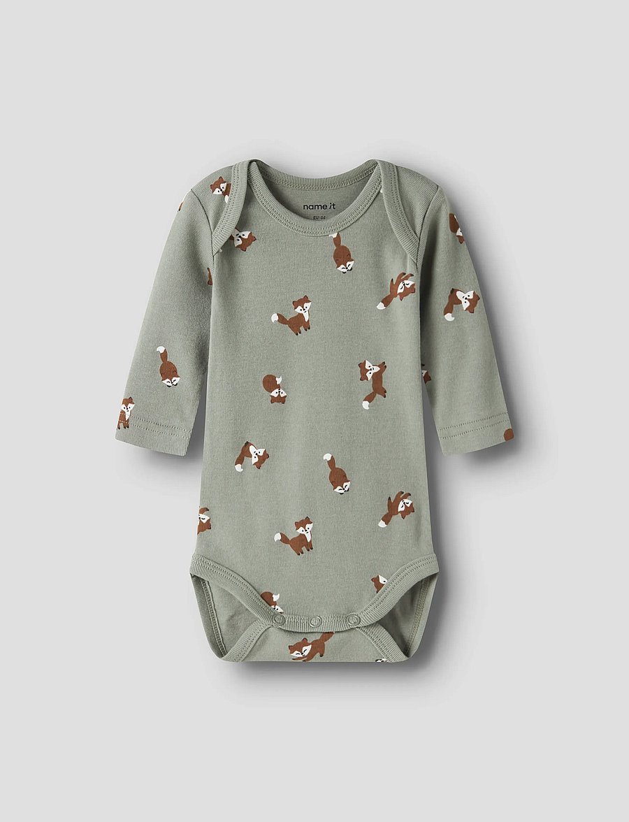 name it - NBMBODY 3P LS FOX NOOS - multipack bodys - shadow - 5