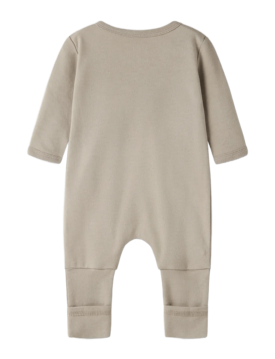 name it - NBMNIGHTSUIT 2P ZIP FF FOX NOOS - pajacyki do spania - shadow - 2