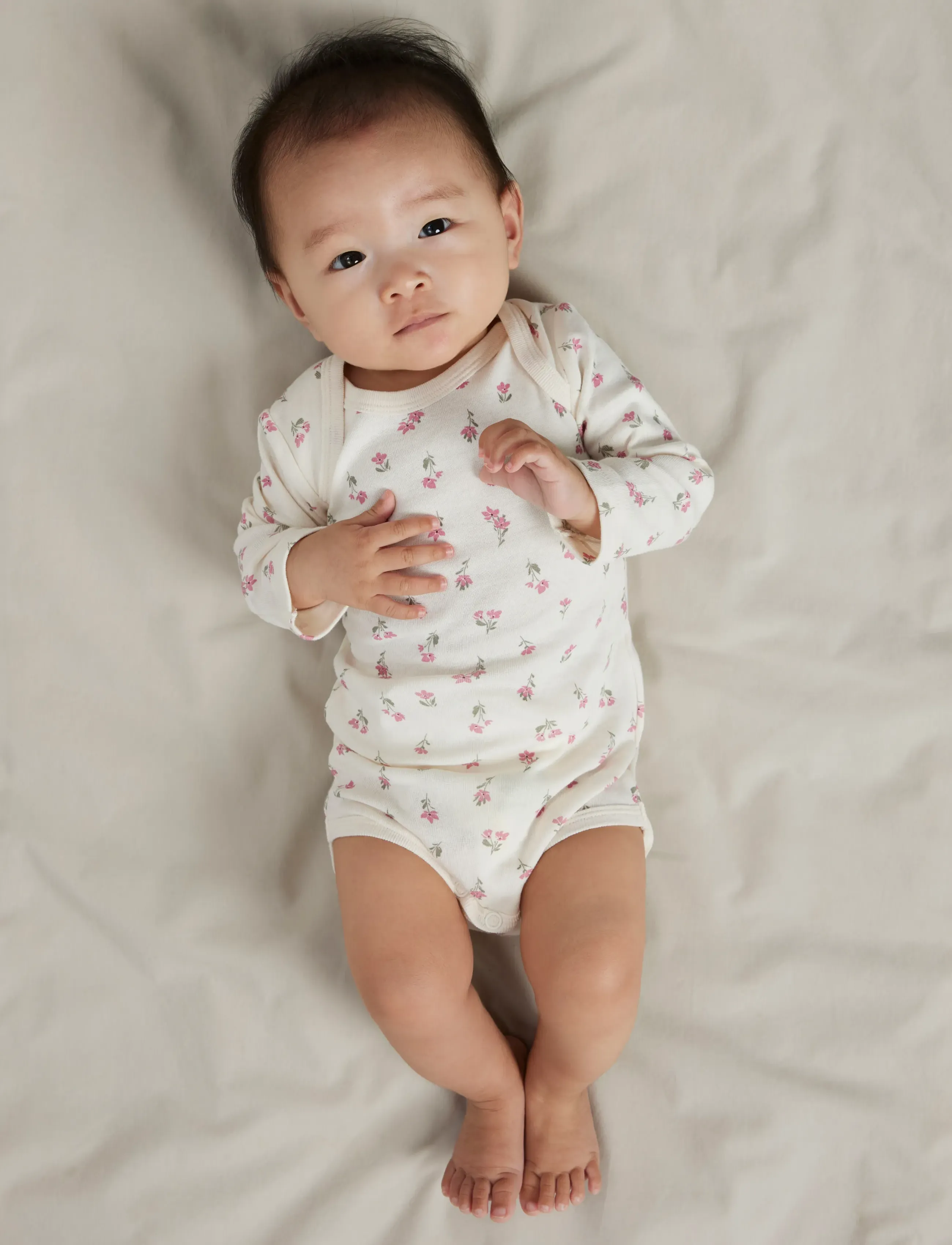 name it - NBFBODY 3P LS FLOWER NOOS - multipack bodys - jet stream - 5
