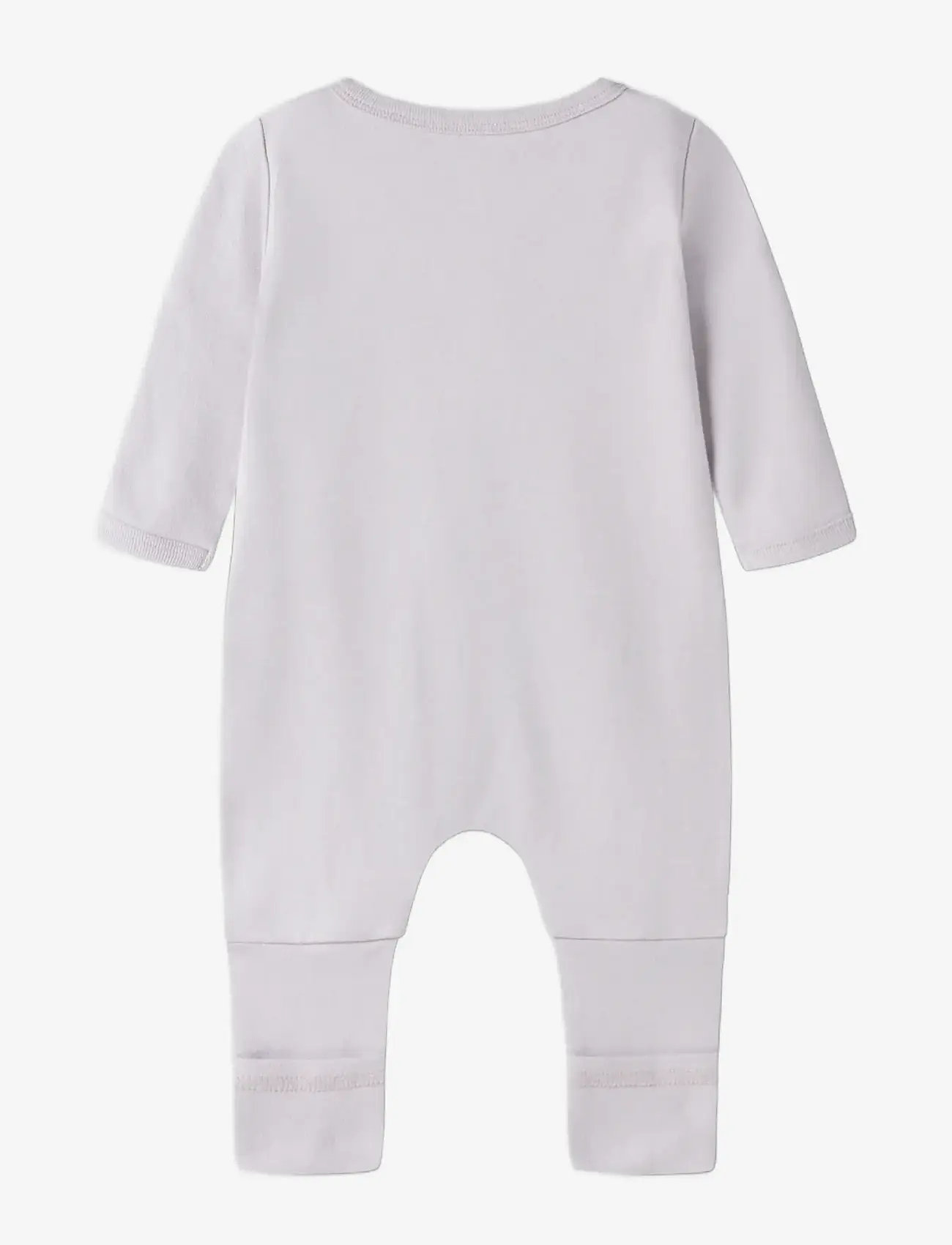 name it - NBFNIGHTSUIT 2P ZIP FF FLOWER NOOS - schlafoveralls - jet stream - 2