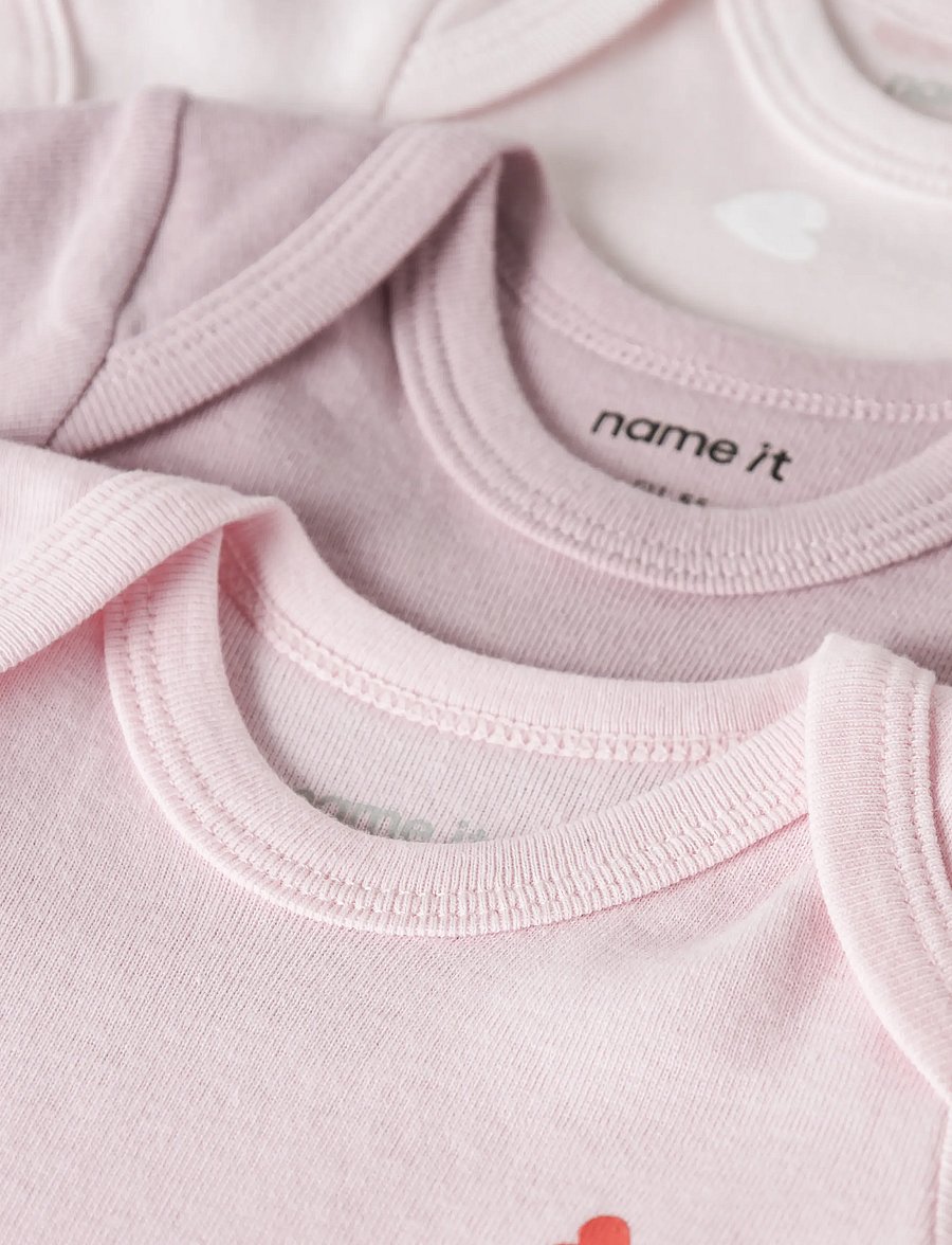 name it - NBFBODY 3P SS CARINARIA HEART NOOS - kelių smėlinukų komplektai - carinaria - 4