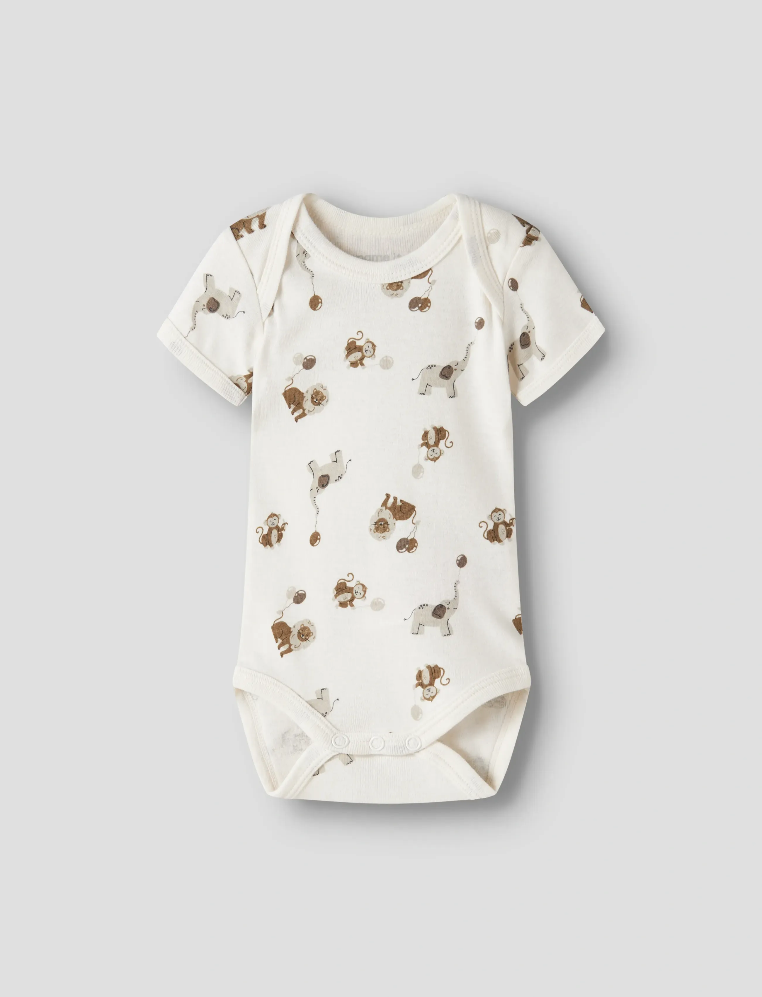 name it - NBNBODY 3P SS ANIMAL NOOS - multipack bodys - jet stream - 3