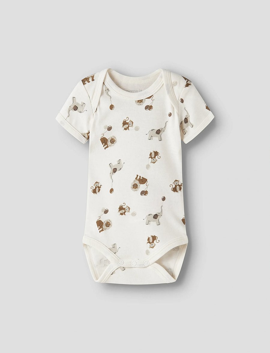 name it - NBNBODY 3P SS ANIMAL NOOS - multipack bodys - jet stream - 3