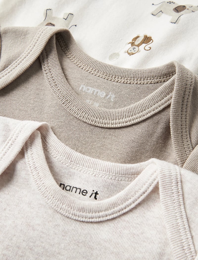 name it - NBNBODY 3P SS ANIMAL NOOS - multipack bodys - jet stream - 4