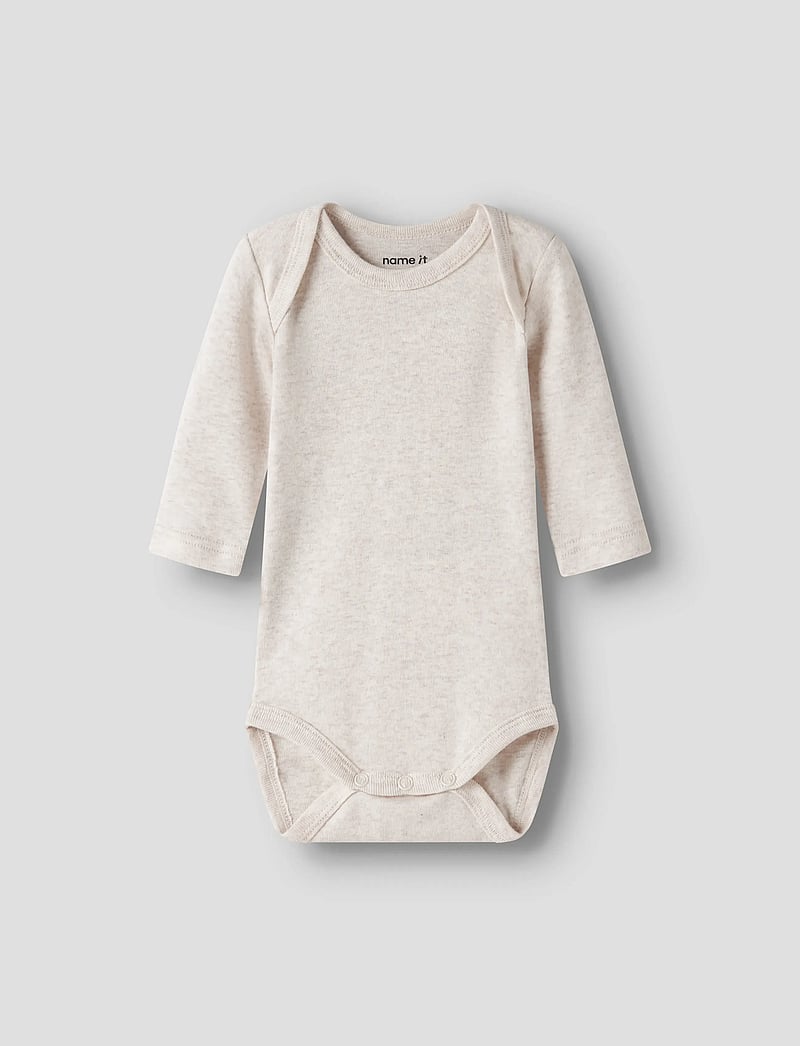 name it - NBNBODY 3P LS ANIMAL NOOS - bodyer i multipack - jet stream - 5