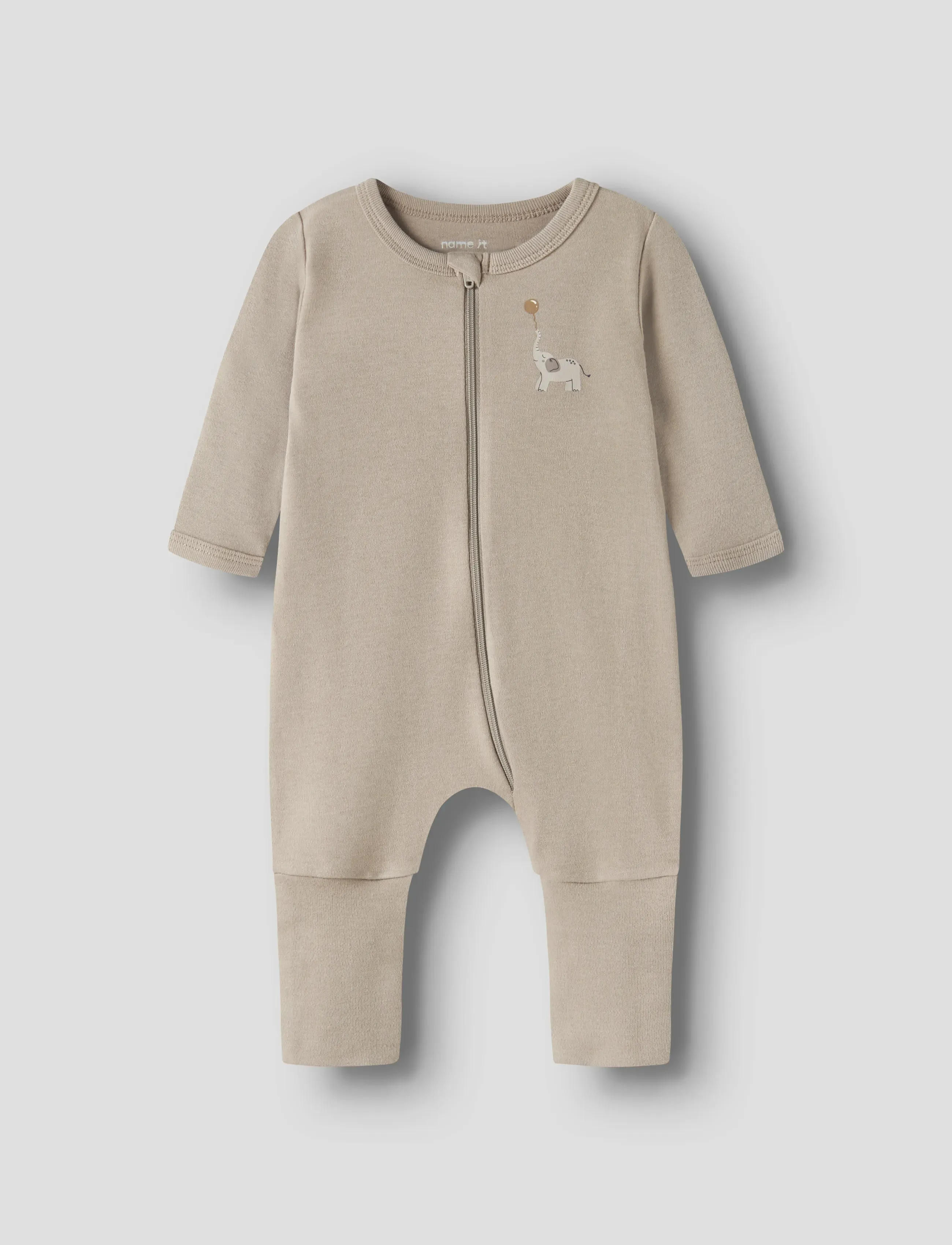 name it - NBNNIGHTSUIT 2P ZIP FF ANIMAL NOOS - magamiskombinesoonid - jet stream - 3