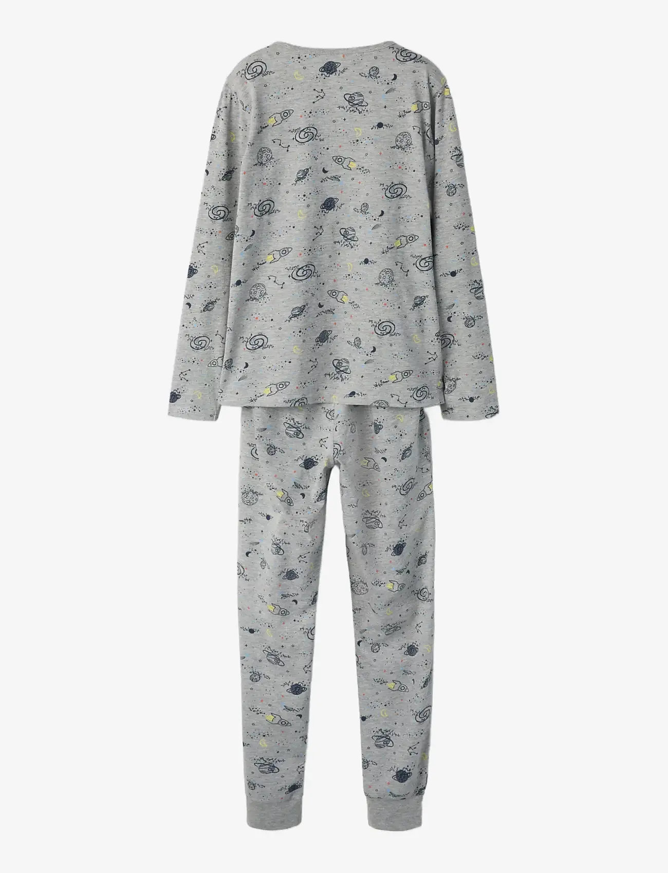name it - NKMNIGHTSET GREY SPACE NOOS - sett - grey melange - 2