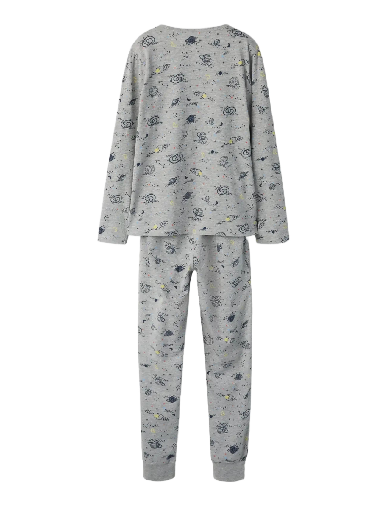 name it - NKMNIGHTSET GREY SPACE NOOS - sets - grey melange - 2