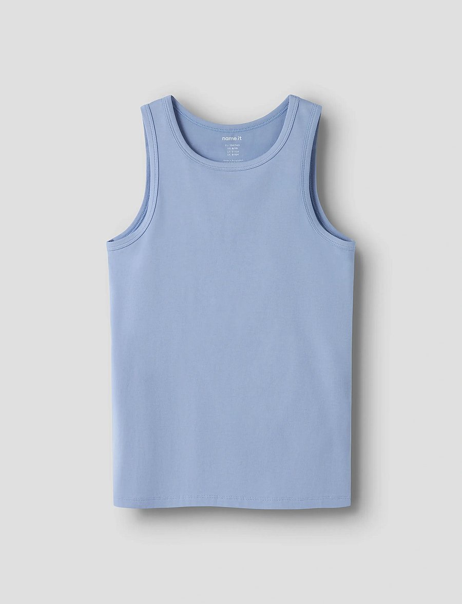 name it - NKMTANK TOP 2P GREY SPACE NOOS - linnen - grey melange - 3