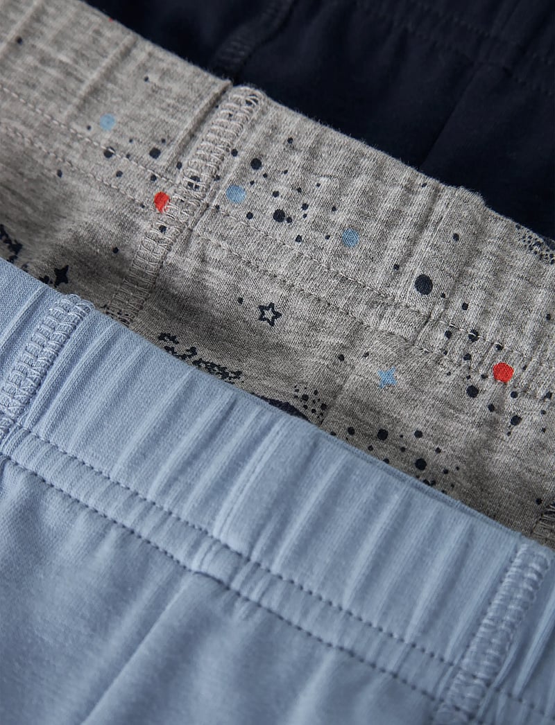 name it - NMMTIGHTS 3P GREY SPACE NOOS - unterhosen - grey melange - 5
