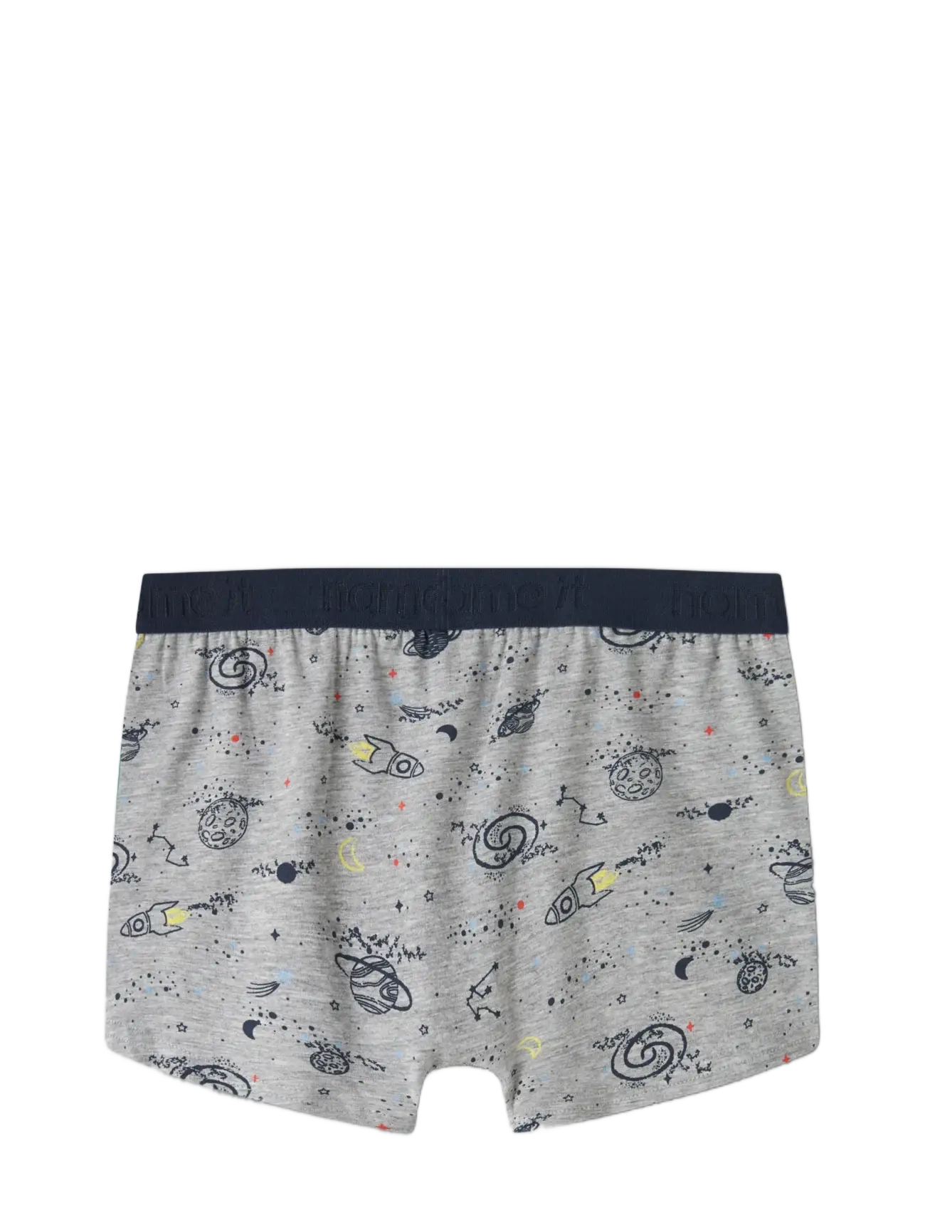 name it - NKMBOXER 3P GREY SPACE NOOS - unterhosen - grey melange - 2