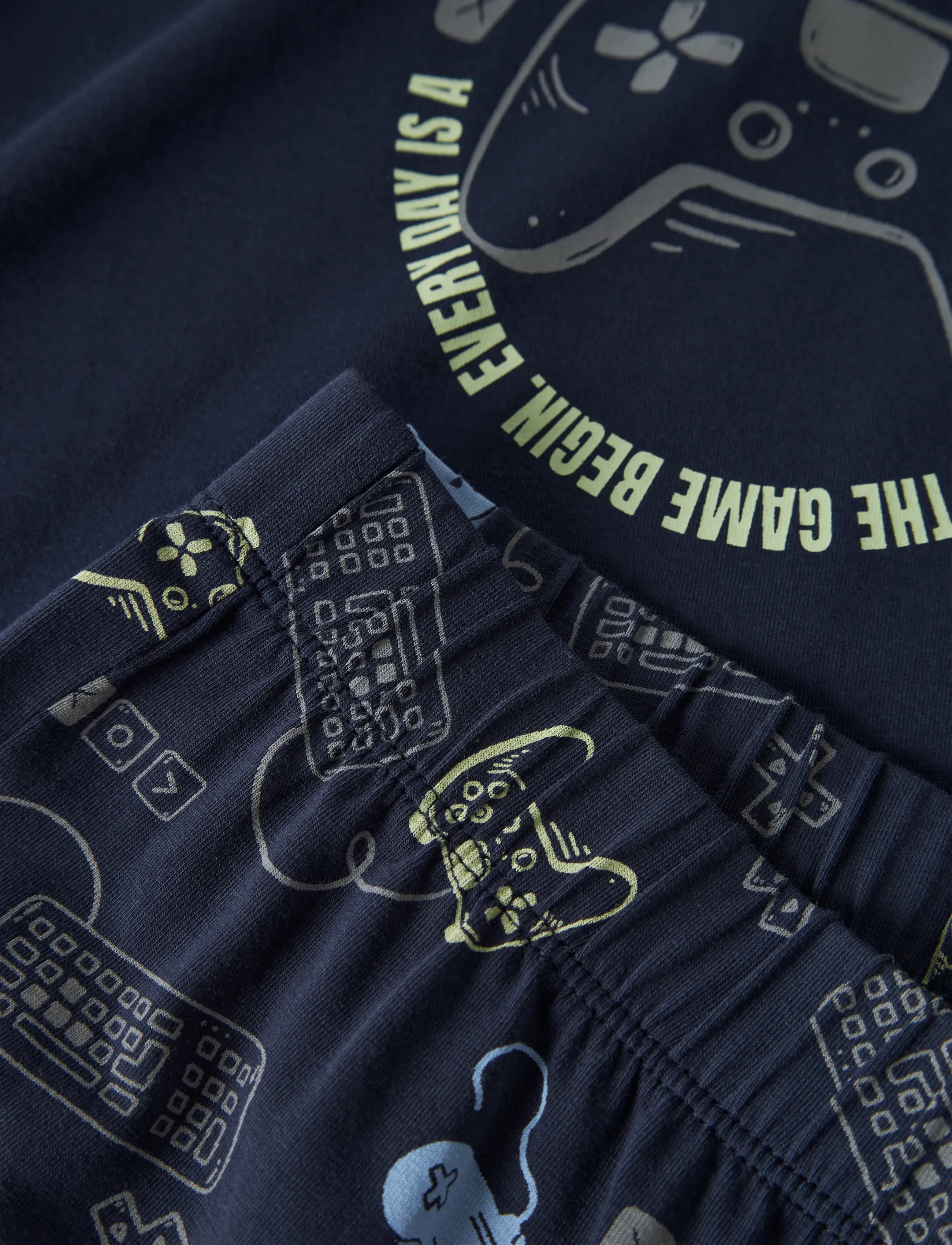 name it - NKMNIGHTSET NAVY GAMER NOOS - pyjamasset - navy blazer - 4