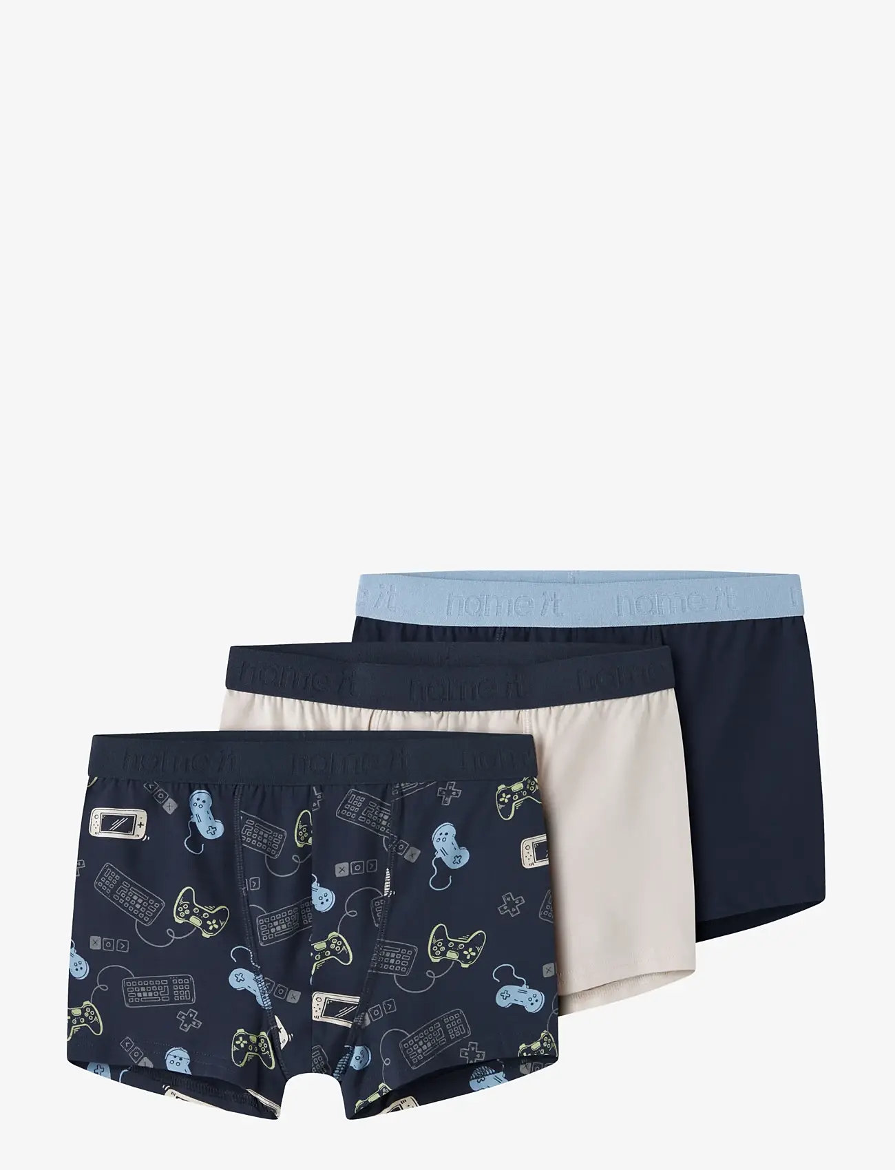 name it - NKMBOXER 3P NAVY GAMER NOOS - undertøjssæt - navy blazer - 1