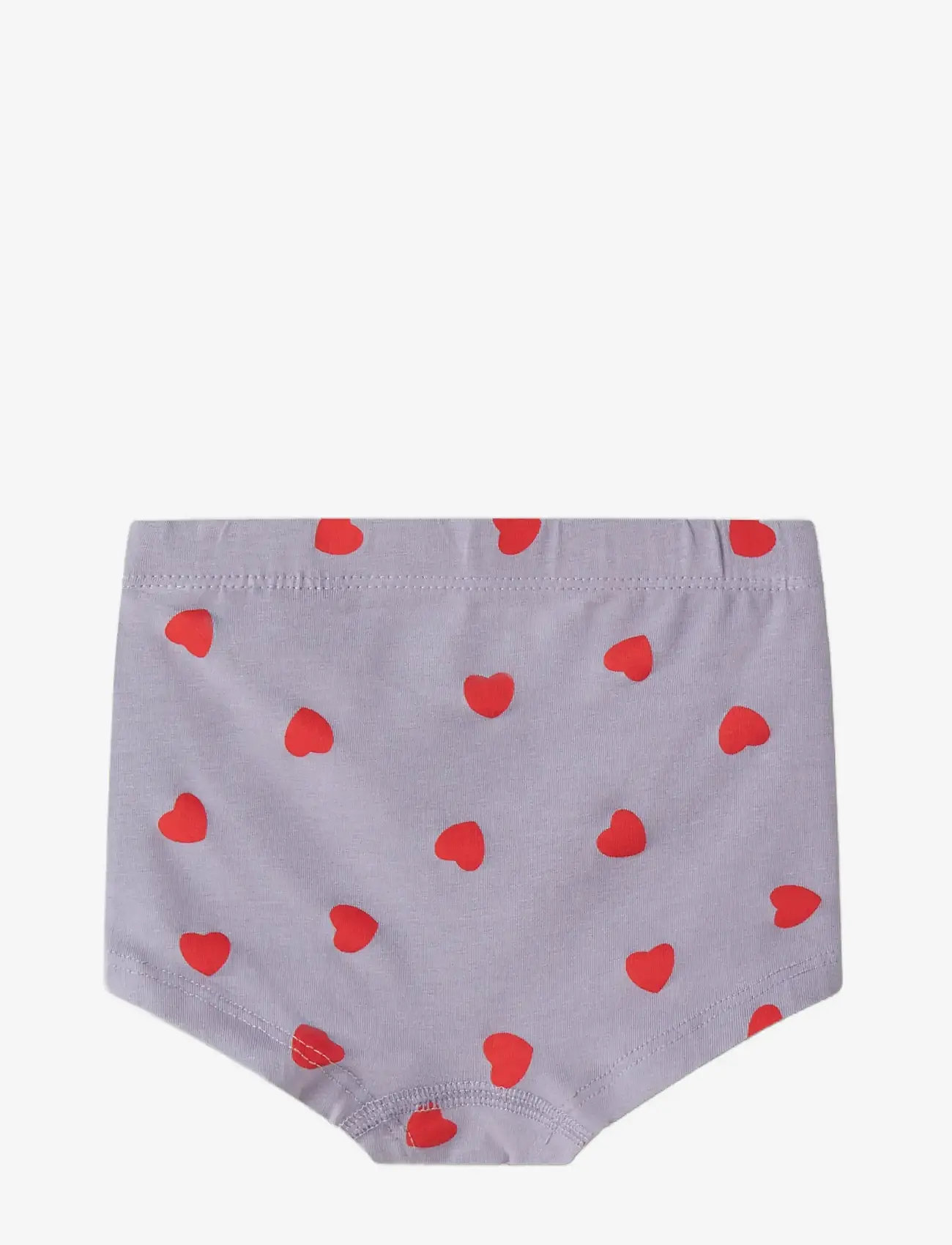 name it - NMFTIGHTS 3P LAVENDER HEARTS NOOS - underdele - lavender gray - 2
