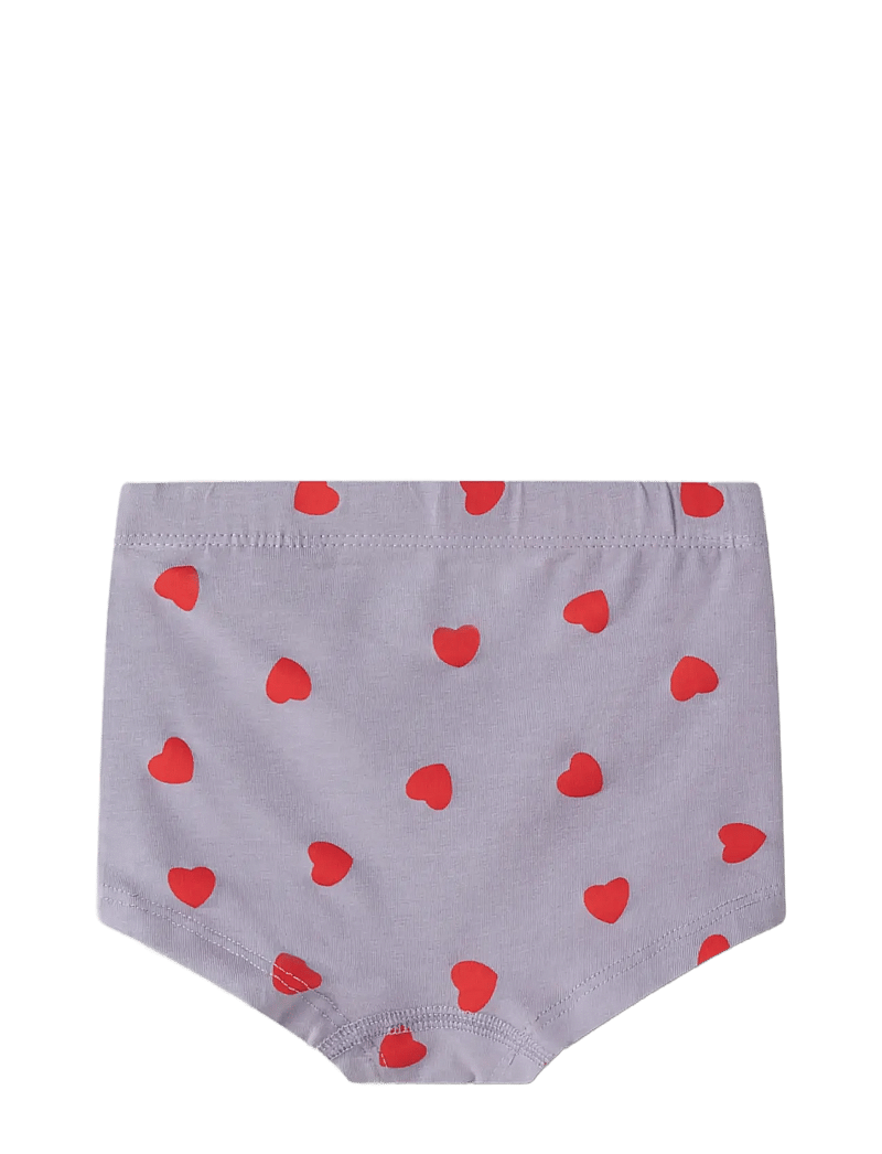 name it - NMFTIGHTS 3P LAVENDER HEARTS NOOS - kelnaitės - lavender gray - 2
