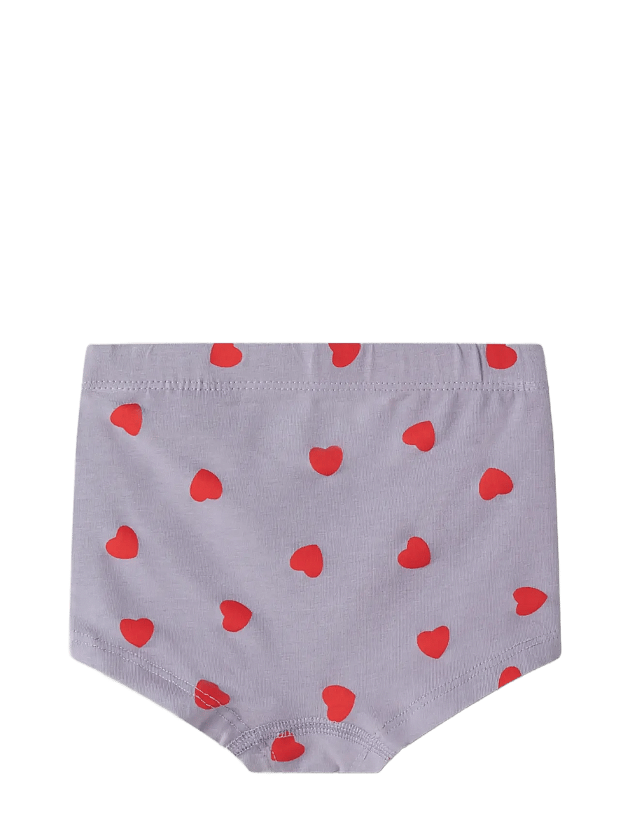 name it - NMFTIGHTS 3P LAVENDER HEARTS NOOS - slips - lavender gray - 2