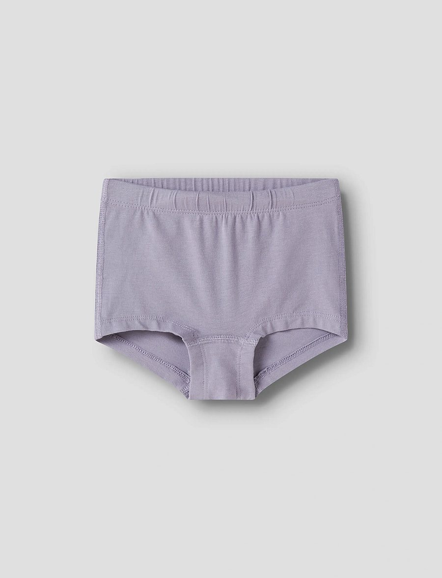 name it - NMFTIGHTS 3P LAVENDER HEARTS NOOS - slips - lavender gray - 4