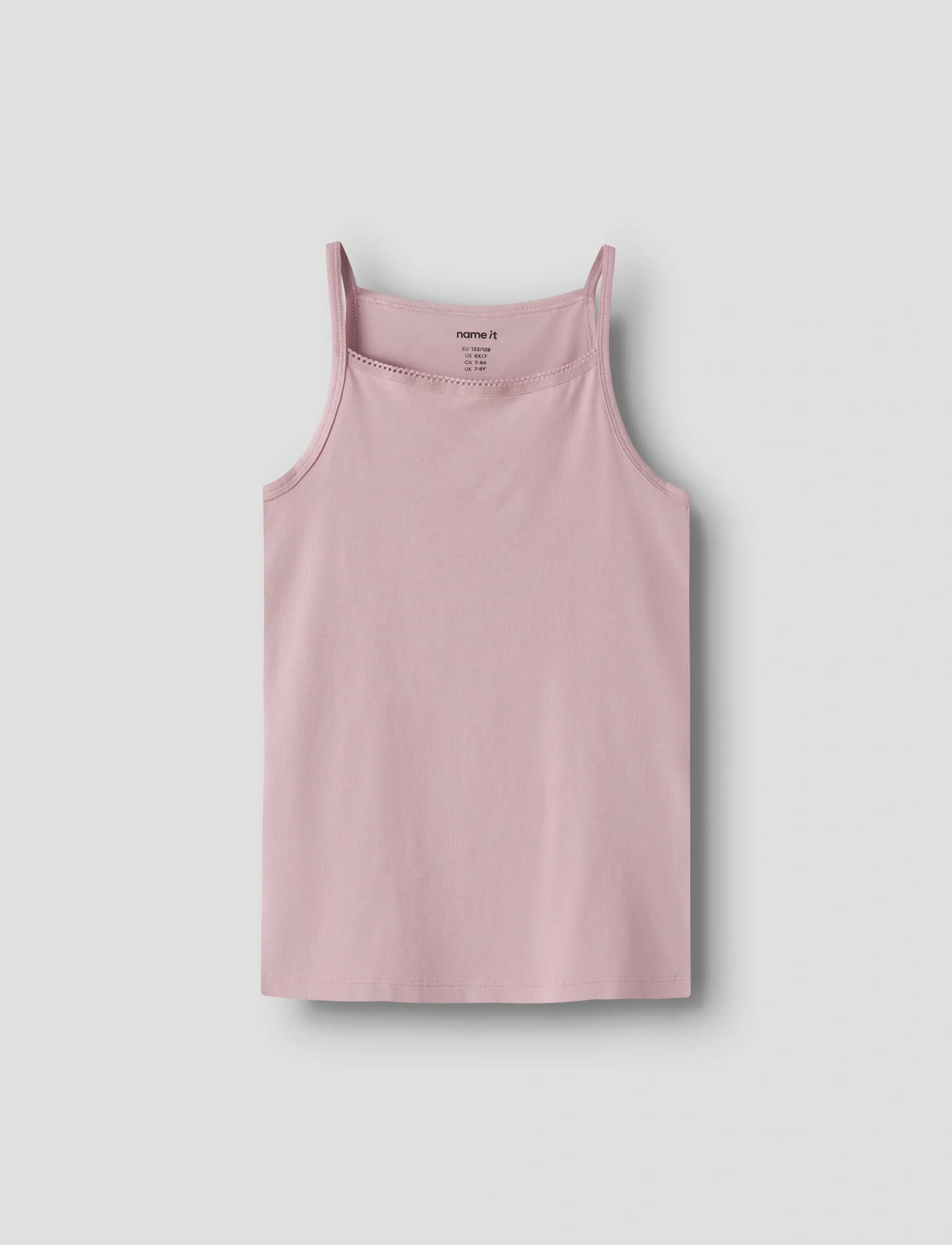 name it - NKFSTRAP TOP 2P LAVENDER HEARTS NOOS - linnen - lavender gray - 3
