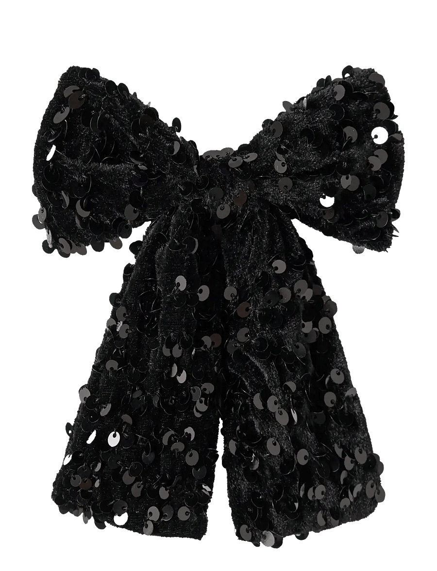 name it - NKFRUNICA HAIRBOW - juukseklambrid - black - 1