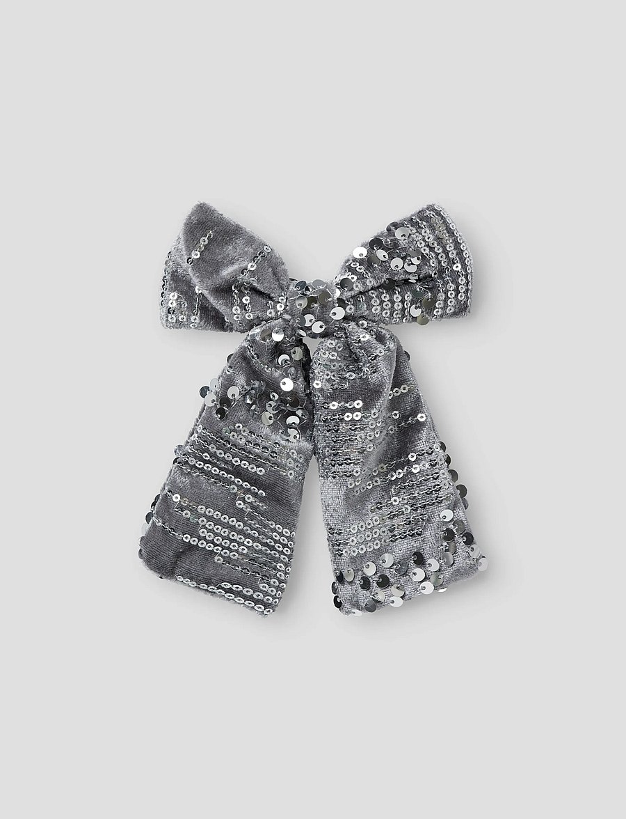 name it - NKFRUNICA HAIRBOW - juukseklambrid - lava smoke - 0