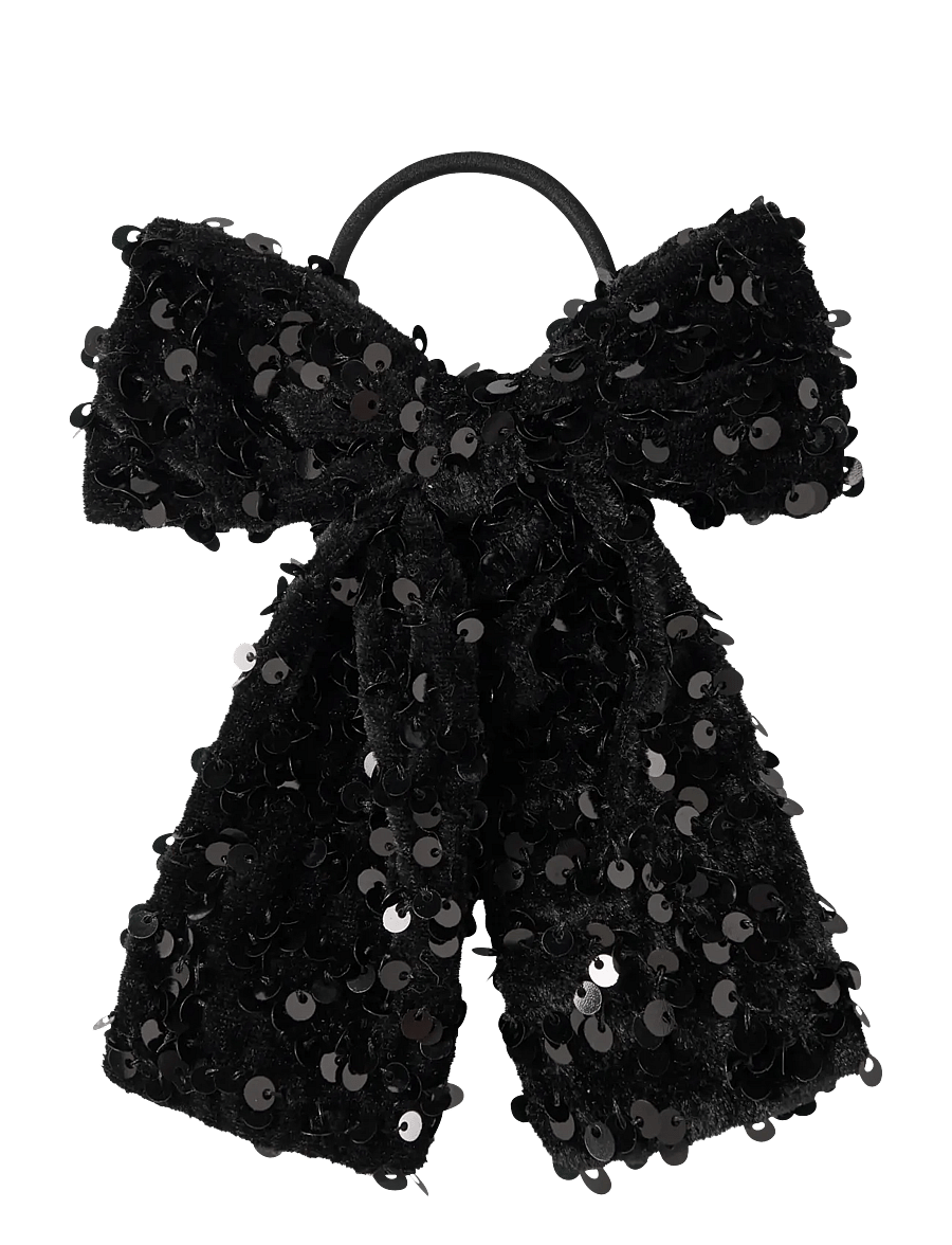 name it - NKFRUNICA BOW HAIRELASTIC - juuksepaelad ja -klambrid - black - 0