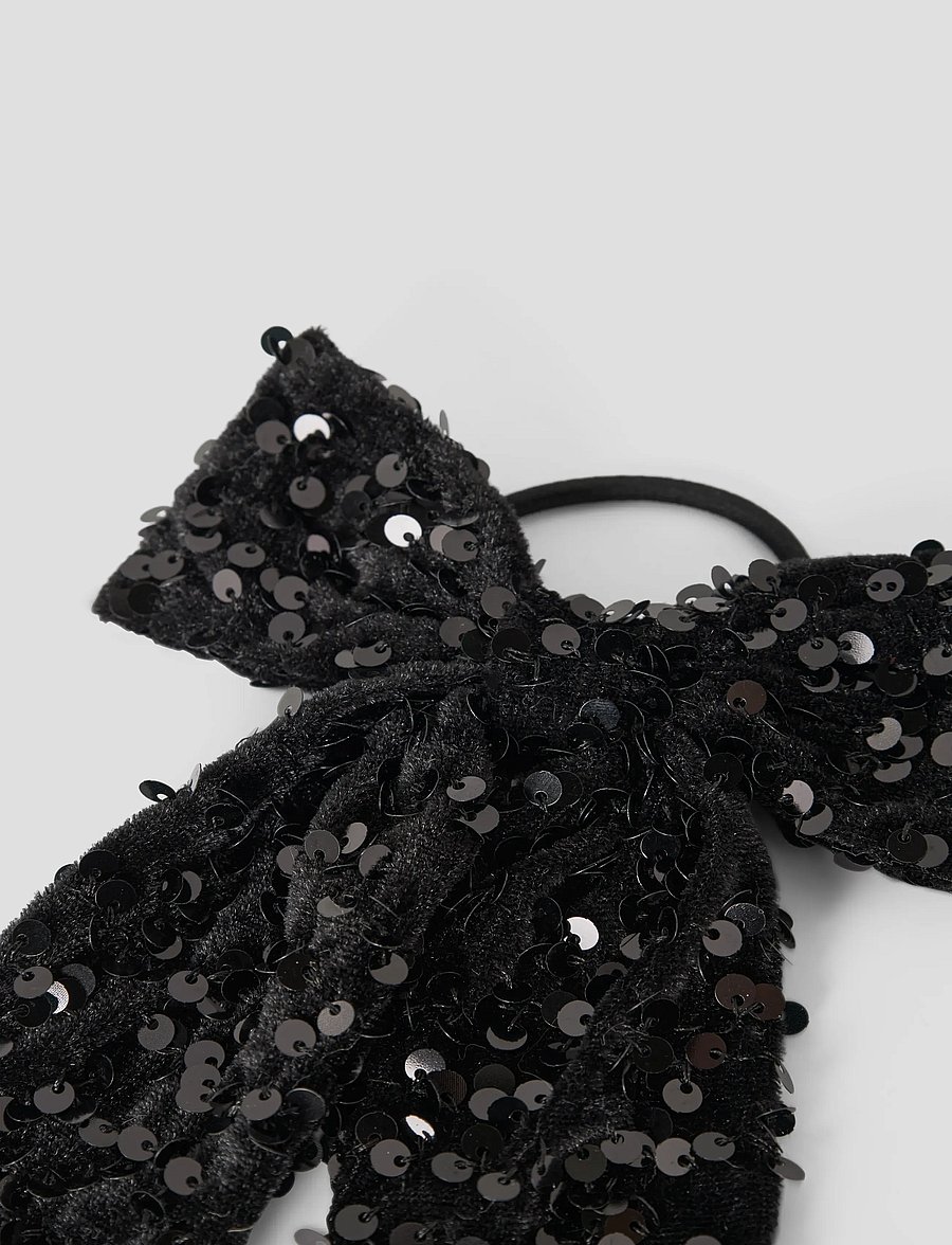 name it - NKFRUNICA BOW HAIRELASTIC - juuksepaelad ja -klambrid - black - 2