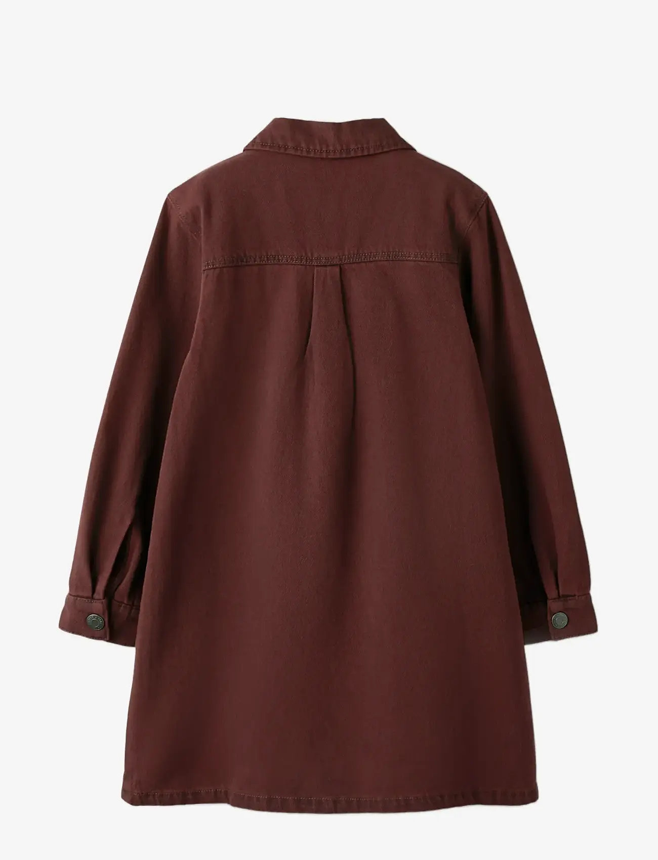 name it - NKFMIRA OVERDYED DNM DRESS 4042-ZA K - langærmede hverdagskjoler - andorra - 2